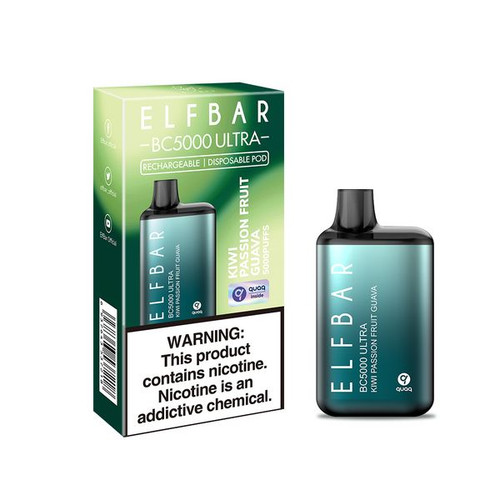 Elf Bar BC5000 Ultra Kiwi Passion Fruit Guava 5000