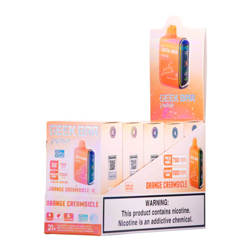 BULK Orange Creamsicle Box of 5 | Geek Bar Pulse Vape | EZPUFF