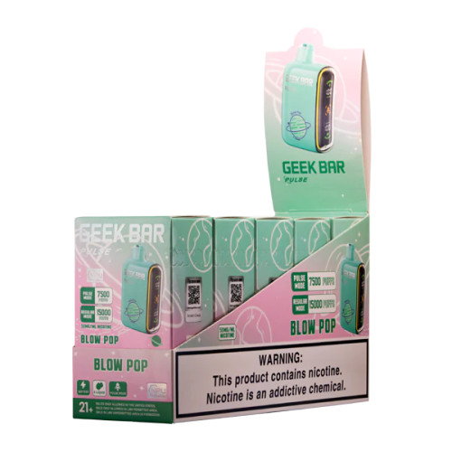 BULK Blow Pop | Box of 5 Geek Bar Pulse Vapes