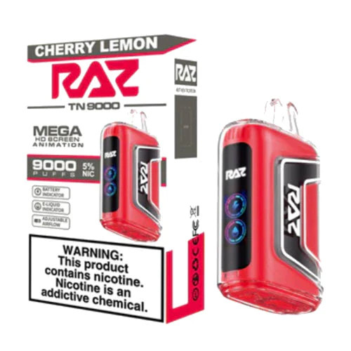 Cherry Lemon Raz Flavor TN9000: Top Geekvape Disposable Available