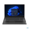 Lenovo V15 G4 Business Black laptop showing 15.6-inch display with anti-glare coating and professional textured finish.