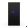 Front-facing view of Lenovo Legion T5 30IAS10 Gaming Desktop in bold black and blue chassis with illuminated Legion logo; equipped with Intel Core Ultra 7 265F CPU, RTX 5060 GPU, 16GB DDR5 memory, 1TB SSD, and AI-accelerated Windows 11 Pro—built for immersive gaming and next-gen performance with WiFi 6E connectivity.