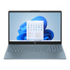 HP 15-fd0082wm budget laptop in Moonlight Blue featuring a 15.6-inch anti-glare HD display.