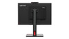Lenovo ThinkCentre TIO-24 Gen 5 23.8" FHD IPS Touch Monitor – 1080p Webcam, Speakers, KVM, Height Adjustable Stand – Black
