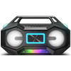 ION Party Rocker Go High-Power Portable Boombox with Party Starter️ Lights, Black (Refurbished)