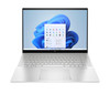 Front view of the Natural Silver HP Envy 16-h1055cl showing the 16-inch WQXGA touchscreen with a 120Hz refresh rate.
