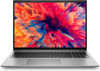 Professional silver HP ZBook Firefly 16 G10 workstation highlighting its 16-inch 16:10 display and NVIDIA RTX professional graphics power.