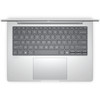 Close-up of the premium backlit keyboard and integrated fingerprint reader for secure login.