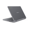 Back side-facing view of the Lenovo Chromebook 500e 2-in-1 Gen 5 M89 in laptop mode