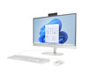 HP All-in-One 24-cr0420 23.8" FHD Desktop – AMD Ryzen 3 7320U, 8GB RAM, 256GB SSD, Wi-Fi 6, W11H – Shell White (New)