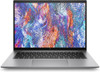 HP ZBook Firefly 14 G11 mobile workstation open facing forward showing the 14-inch anti-glare display and professional dark silver chassis.