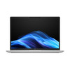 Full front view of the HP ProBook 4 G1a 14 touchscreen notebook in Natural Silver with screen open.