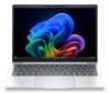 Front view of the brand-new HP EliteBook 8 G2i 14 inch notebook in Glacier Silver Aluminum showing its slim profile and modern chassis.