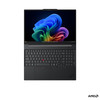 Backlit keyboard and trackpad of the Lenovo ThinkPad T16 Gen 5 business laptop.
