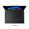 Backlit keyboard and integrated power button fingerprint reader on the Lenovo ThinkPad T14s Gen 7.