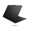 Durable carbon fiber hybrid top cover and aluminum bottom chassis of the ThinkPad T14s Gen 7.