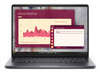 Front view of the professional Magnetite Dell Pro 14 laptop open, showcasing the 14-inch FHD+ anti-glare display panel