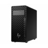HP Z2 G1i Tower Workstation Desktop PC front view in black finish showing power button and front bezel