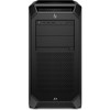 HP Z8 Fury G5 Workstation Desktop PC – Front isometric view highlighting black tower chassis, modern ventilation grille, and front IO connectivity