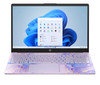 HP 15-fd0636nr 15.6-Inch HD Touchscreen Laptop – Front View Displaying Winter Lavender Finish and IPS Touch Display Panel