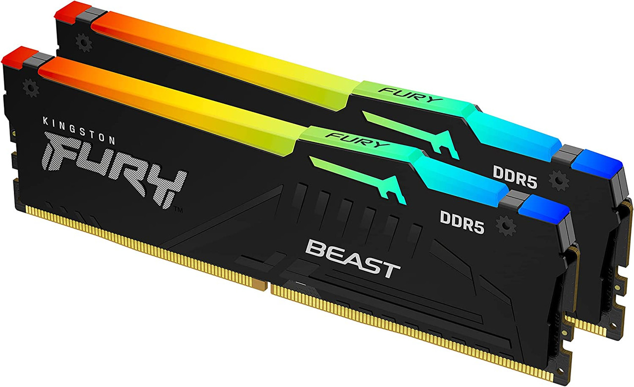 Kingston Fury Beast RGB 32GB (2x16GB) 5600MT/s DDR5 CL36 Desktop