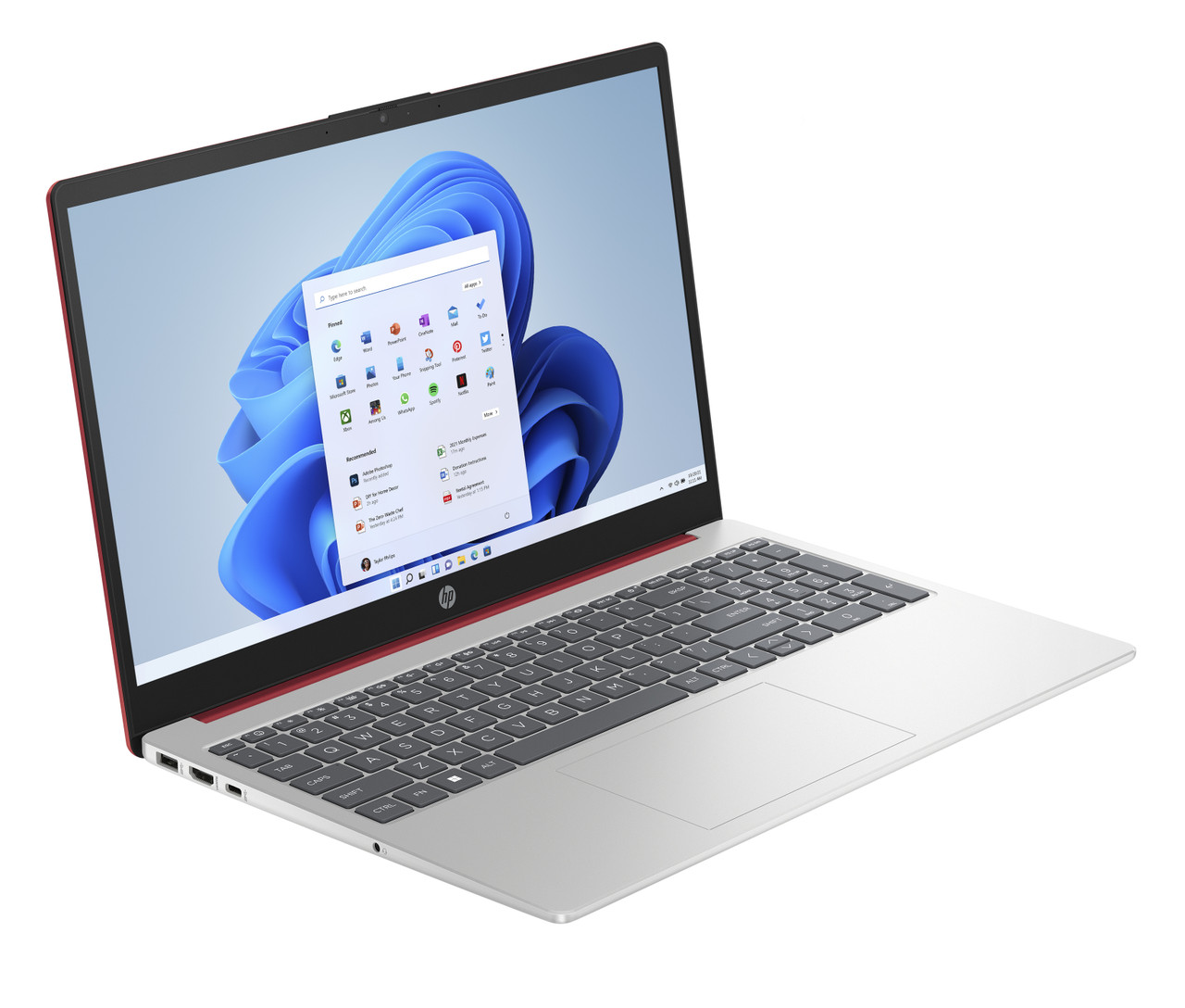 HP Laptop 15-fd0083wm - 15.6 Display, Intel N200, 4GB RAM, 128GB, RED