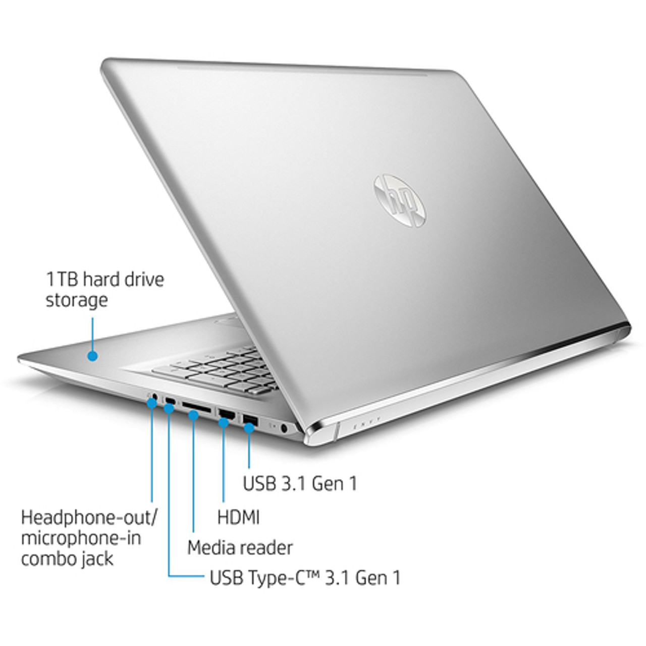 HP ENVY 17 U110NR Laptop Intel Core i7 2.70GHz 12GB RAM 1TB