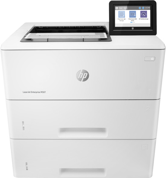HP LaserJet Enterprise M507x 1200 x 1200 DPI A4 Wi-Fi Mono Laser Printer, 1PV88A