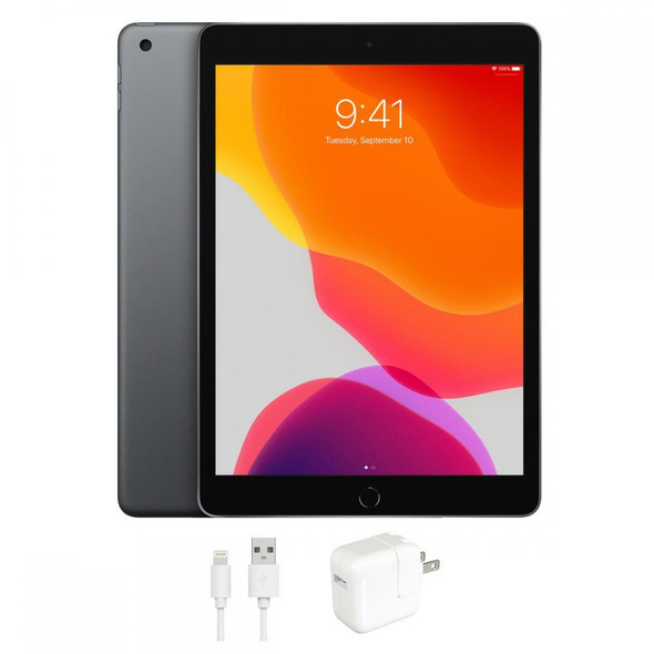 Apple iPad 7 - 10.2" Tablet, 128GB, Space Gray - MW772LL/A