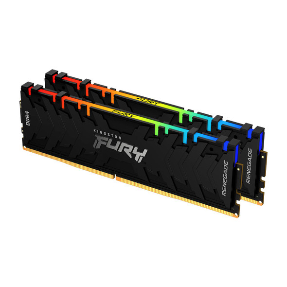 Kingston FURY Renegade 64GB (2 x 32GB) DDR4 RGB SDRAM Memory Kit Kingston FURY Renegade 64GB (2 x 32GB) DDR4 RGB SDRAM Memory Kit