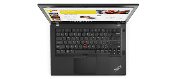 Lenovo T470 Business Notebook - 14" Display, Intel i5 - 2.40GHz, 8GB RAM, 256GB SSD, Windows 10 Pro