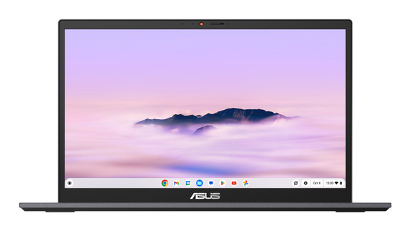 ASUS Chromebook Plus CX34 laptop with Intel Core i3, 8GB RAM, 128GB storage, and 14 inch Full HD display