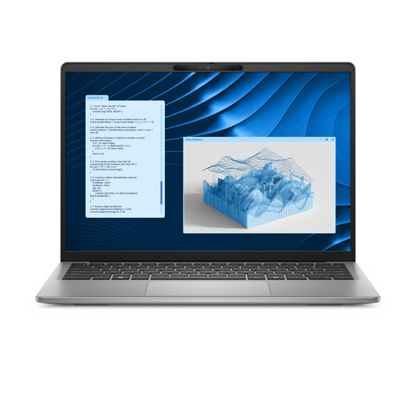 The Dell Latitude 5455 is a 14" business laptop with a Qualcomm Snapdragon processor, 16GB of RAM, and a 512GB SSD. It runs Windows 11 Pro.