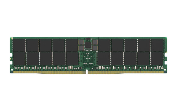 Kingston 128GB DDR5-6400 CL52 Registered ECC RAM Module – high-performance server memory with error correction, optimized for data integrity and speed in enterprise systems Kingston 128GB DDR5-6400 CL52 Registered ECC RAM Module – high-performance server memory with error correction, optimized for data integrity and speed in enterprise systems