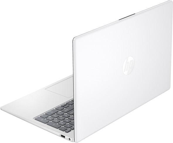 HP 15-fd0106ds 15.6" Laptop - Intel N100, 4GB RAM, 128GB UFS, Diamond White & Silver