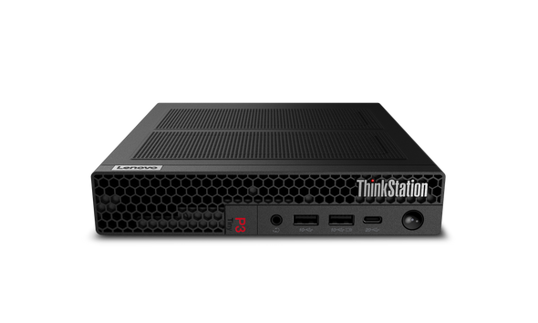 Lenovo ThinkStation P3 Tiny Gen 2 Workstation with Intel Core Ultra 7 processor, 16GB DDR5 RAM, 512GB SSD, NVIDIA RTX A400 graphics, and Windows 11 Pro – ultra-compact 1L desktop for AI-driven workflows, CAD, and multi-display setups