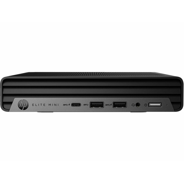 HP EliteDesk 805 G8 Mini Desktop PC in Black with AMD Ryzen 7 Pro processor, 16GB RAM, 256GB SSD, and Windows 11 Pro – compact business-class desktop for performance and security