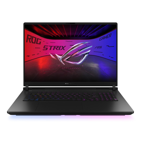 ASUS ROG Strix SCAR 18 G835LX-XS97 gaming laptop with 18-inch 2.5K 240Hz Nebula display, Intel Core Ultra 9 275HX processor, NVIDIA GeForce RTX 5090 24GB graphics, 32GB DDR5 RAM, 2TB SSD, and Windows 11 Pro — built for elite gaming and creative dominance.