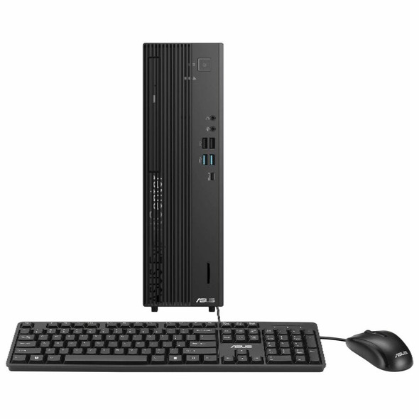 Asus ExpertCenter D7 D701SER-XS703 small form factor desktop in black with Intel Core i7-14700 processor, 16GB DDR5 RAM, 512GB SSD, and Windows 11 Pro – compact and powerful workstation designed for secure, efficient office performance