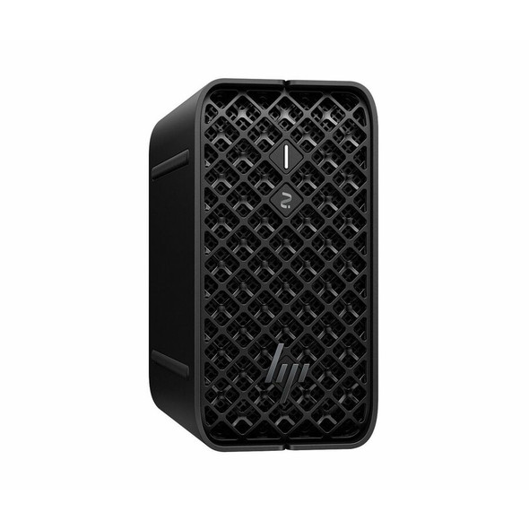 HP Z2 Mini G1a Workstation Desktop PC featuring AMD Ryzen AI Max Pro 395 processor, 128GB RAM, 1TB SSD, Radeon 8060S graphics, and Windows 11 Pro—compact powerhouse for AI-driven workflows and high-performance computing.