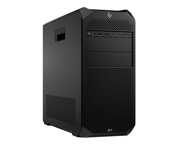 HP Z4 G5 Tower Workstation front view showing sleek chassis design with Intel Xeon and NVIDIA RTX professional graphics capabilities.