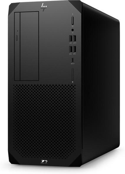 HP Z2 G9 Tower Workstation in black finish featuring Intel Core i7-14700 20-core processor and professional NVIDIA Quadro T400 graphics.