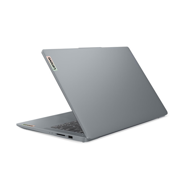 Lenovo IdeaPad Slim 3 14-inch Arctic Grey laptop with FHD IPS display and fingerprint reader