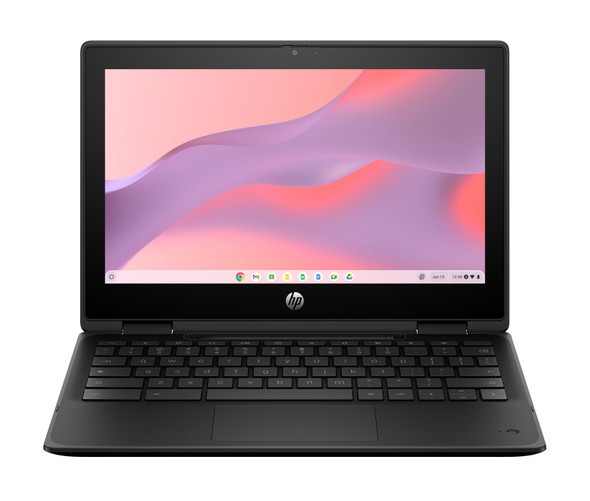 Front view of the HP Fortis Flip G1m 2-in-1 Chromebook