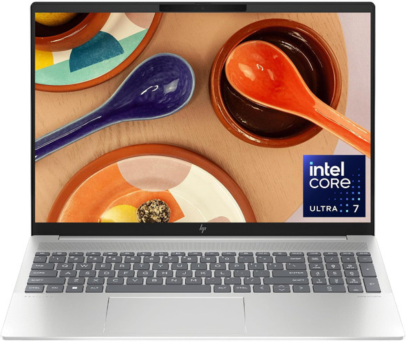 HP 16-ab Pavilion Plus 16" Laptop Intel Core Ultra 7 16GB RAM 512GB SSD Windows 11 Home, Natural Silver (Refurbished)