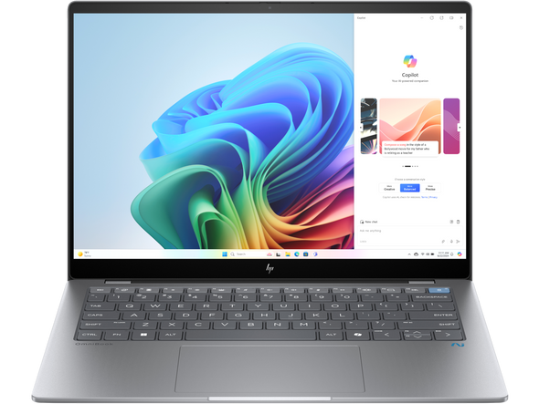 HP OmniBook X 14-fe00 14" Touchscreen Laptop Snapdragon X Elite X1E-78-100 16GB RAM 512GB SSD Windows 11 Home (Refurbished)