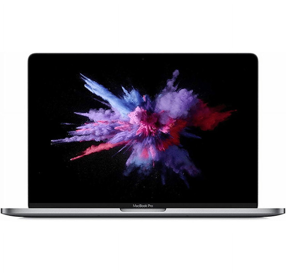 Space Gray Apple MacBook Pro 13.3-inch 2020 laptop with high-resolution Retina display and Magic Keyboard.