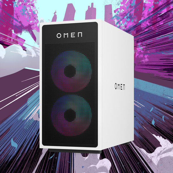 HP OMEN 35L GT16 Gaming Desktop AMD Ryzen 7 8700F 32GB RAM 1TB SSD RTX 5070 AI PC (Renewed)
