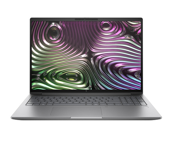 Front view of the HP ZBook X G1i 16 Mobile Workstation showing the 16-inch WUXGA display.