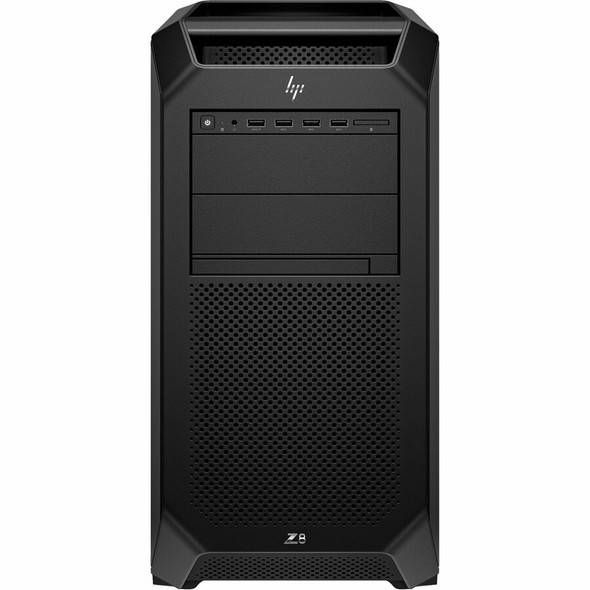 HP Z8 G5 Workstation Tower – Front perspective view in Black highlighting full-height expansion chassis
